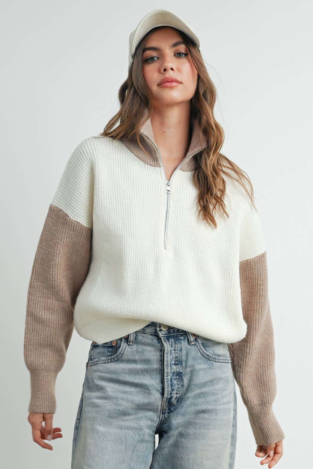 Zoey Half Zipper Pullover