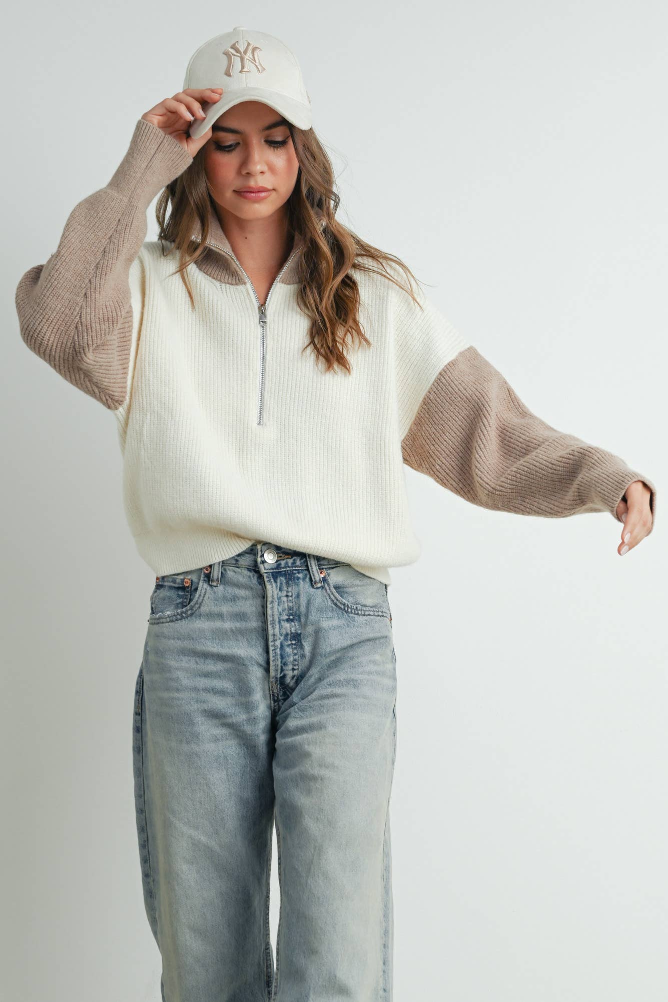 Zoey Half Zipper Pullover